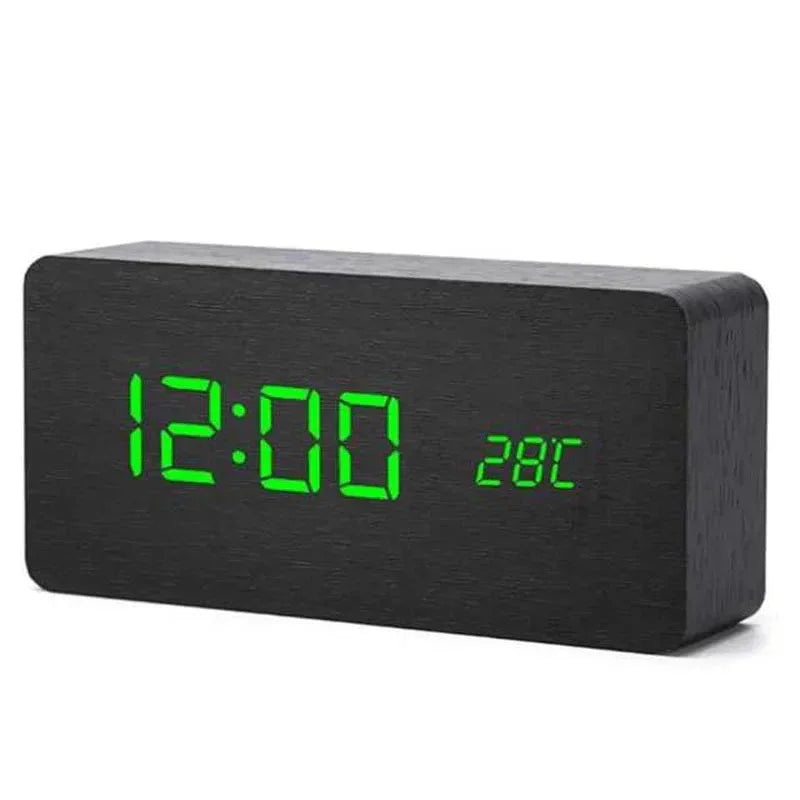 Wooden Digital Alarm Clock Niditon™ - RS Store