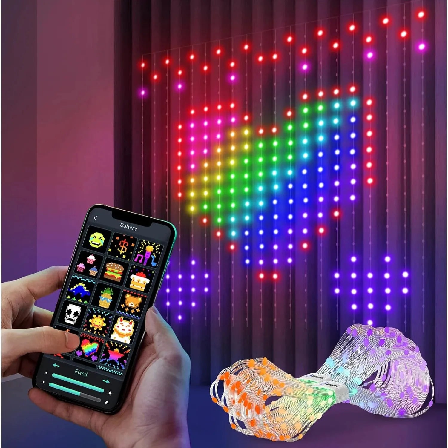 Smart LED Curtain Light APP Control™