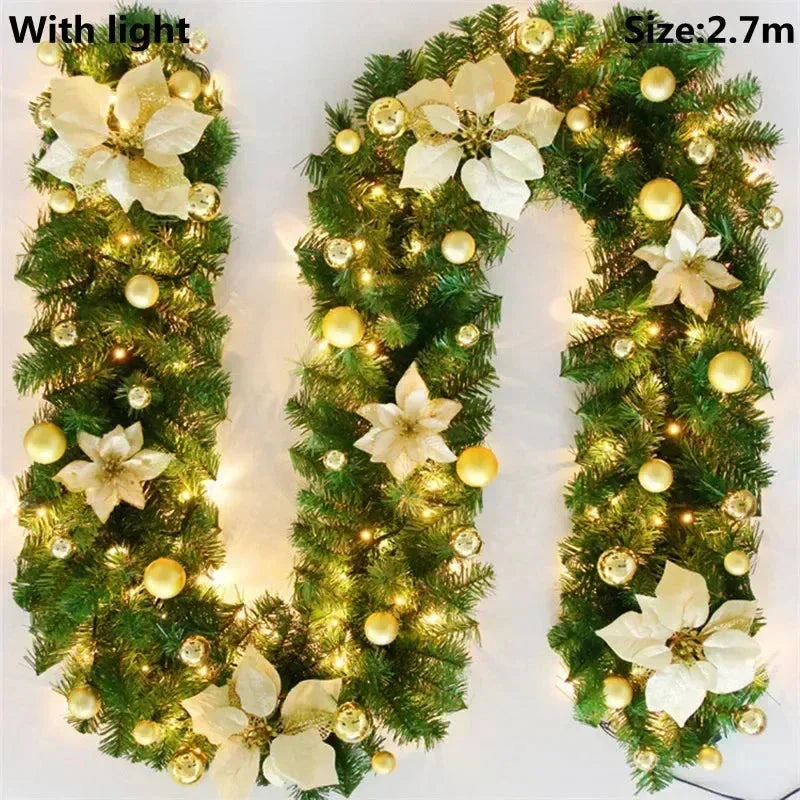 2.7M Christmas Garlands With Pinecones Red Berries™ - RS Store