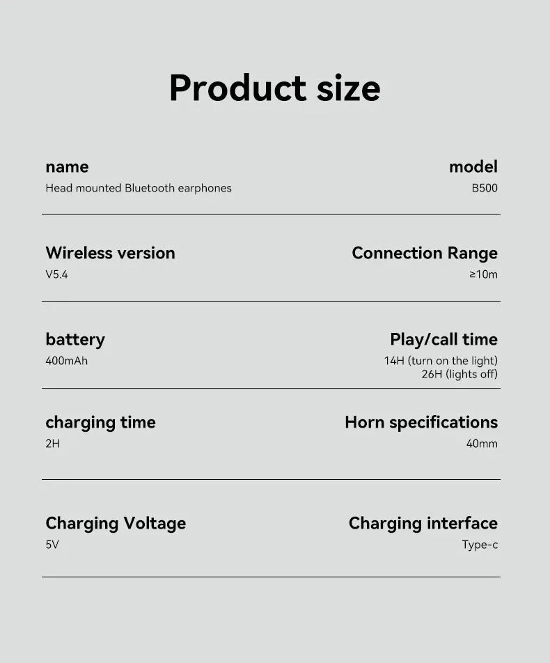 Over Ear Headset Inmas™ - RS Store
