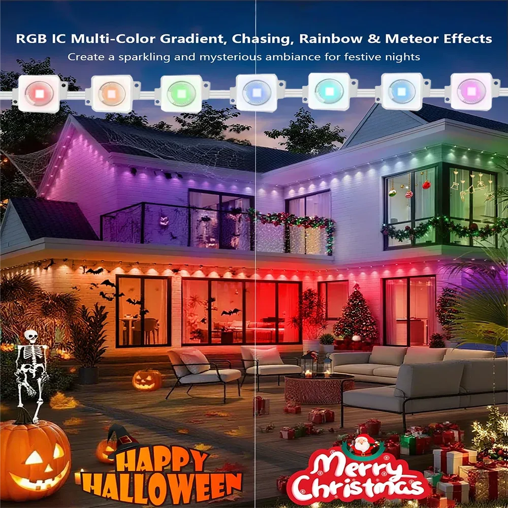 Permanent Outdoor LED String Lights MIMIRGB™ - RS Store