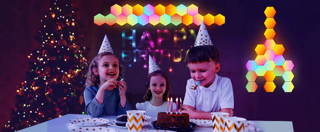 RGB Smart Hexagonal Wall Lamp Toucloud™ - RS Store