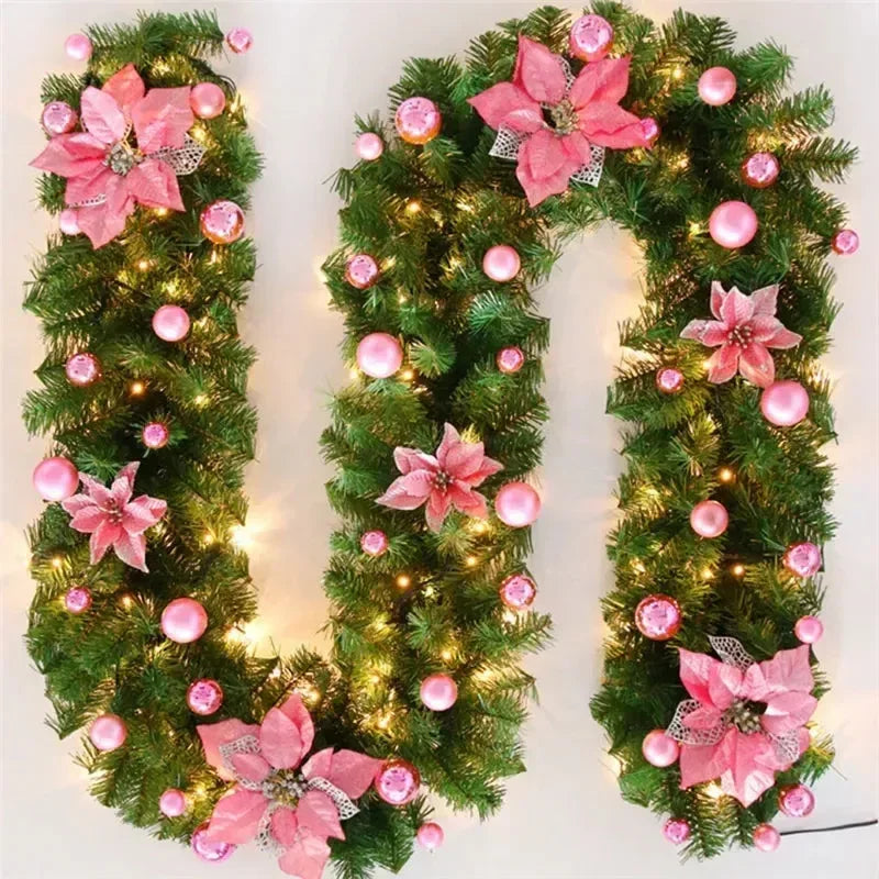 2.7M Christmas Garlands With Pinecones Red Berries™ - RS Store