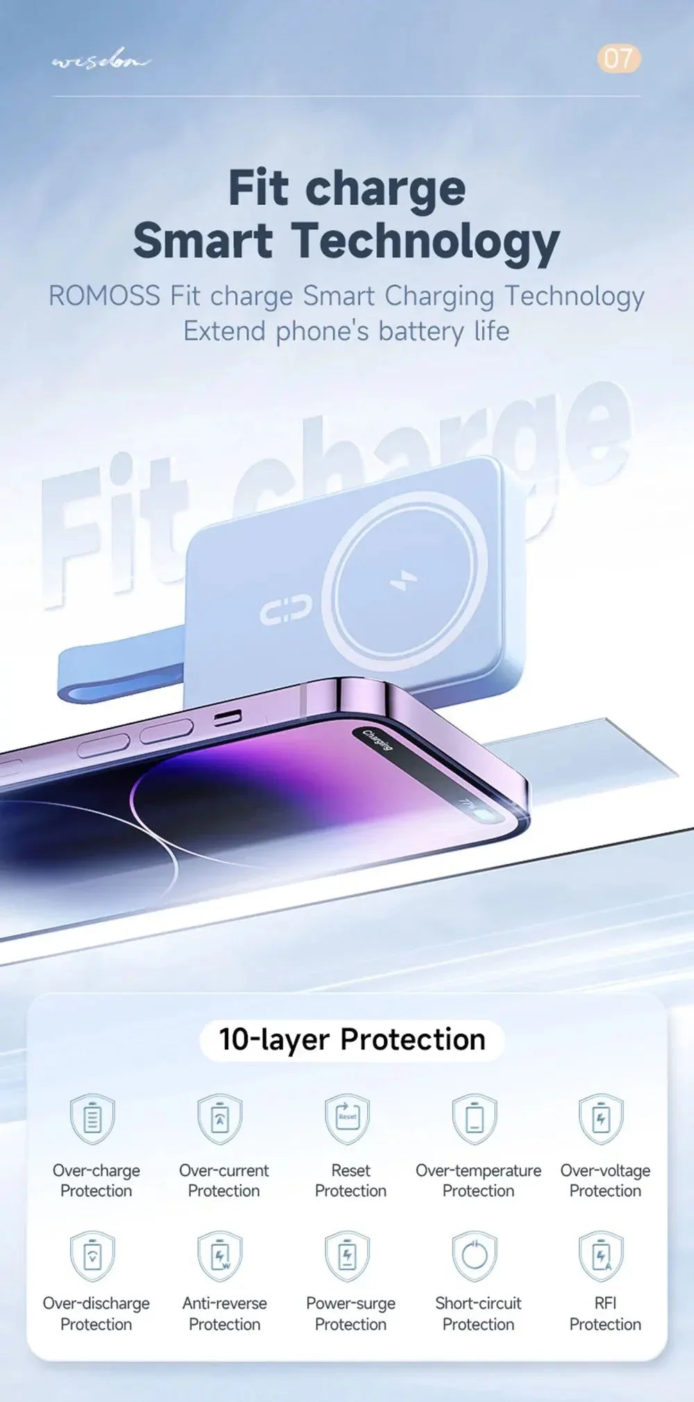 Power Bank 10000 mAh Romoss™ - RS Store