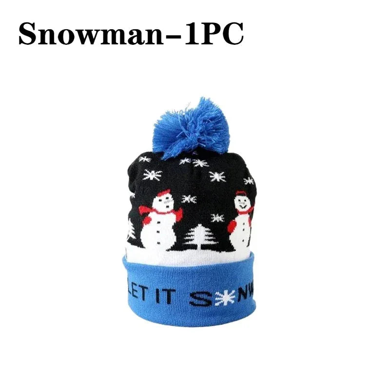 Christmas LED Knit Hat Light-Up Beanie™ - RS Store