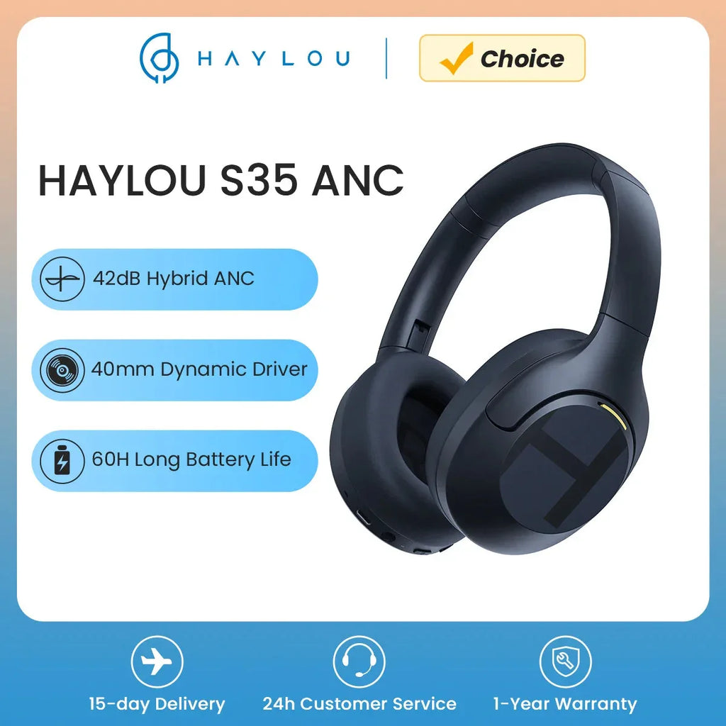 S35 ANC Wireless Headphones Haylou™ - RS Store
