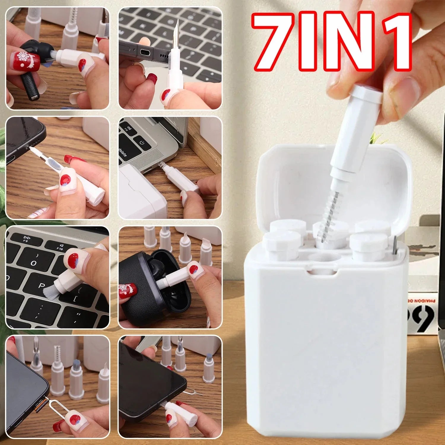 7in1 Bluetooth Headset Cleaning Brush Bappsus™ - RS Store