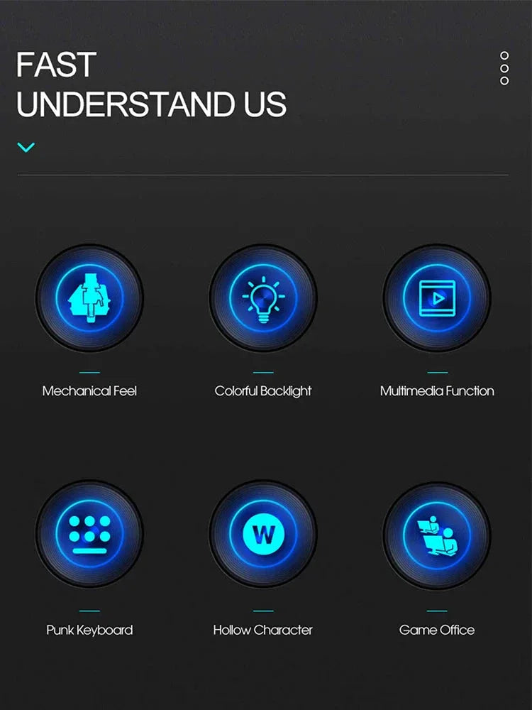 Mechanical Keyboard T-wolf™ - RS Store