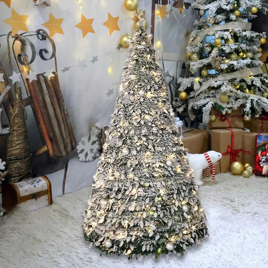 150/180/210CM Foldable Christmas Tree with Decorative Lights™ - RS Store