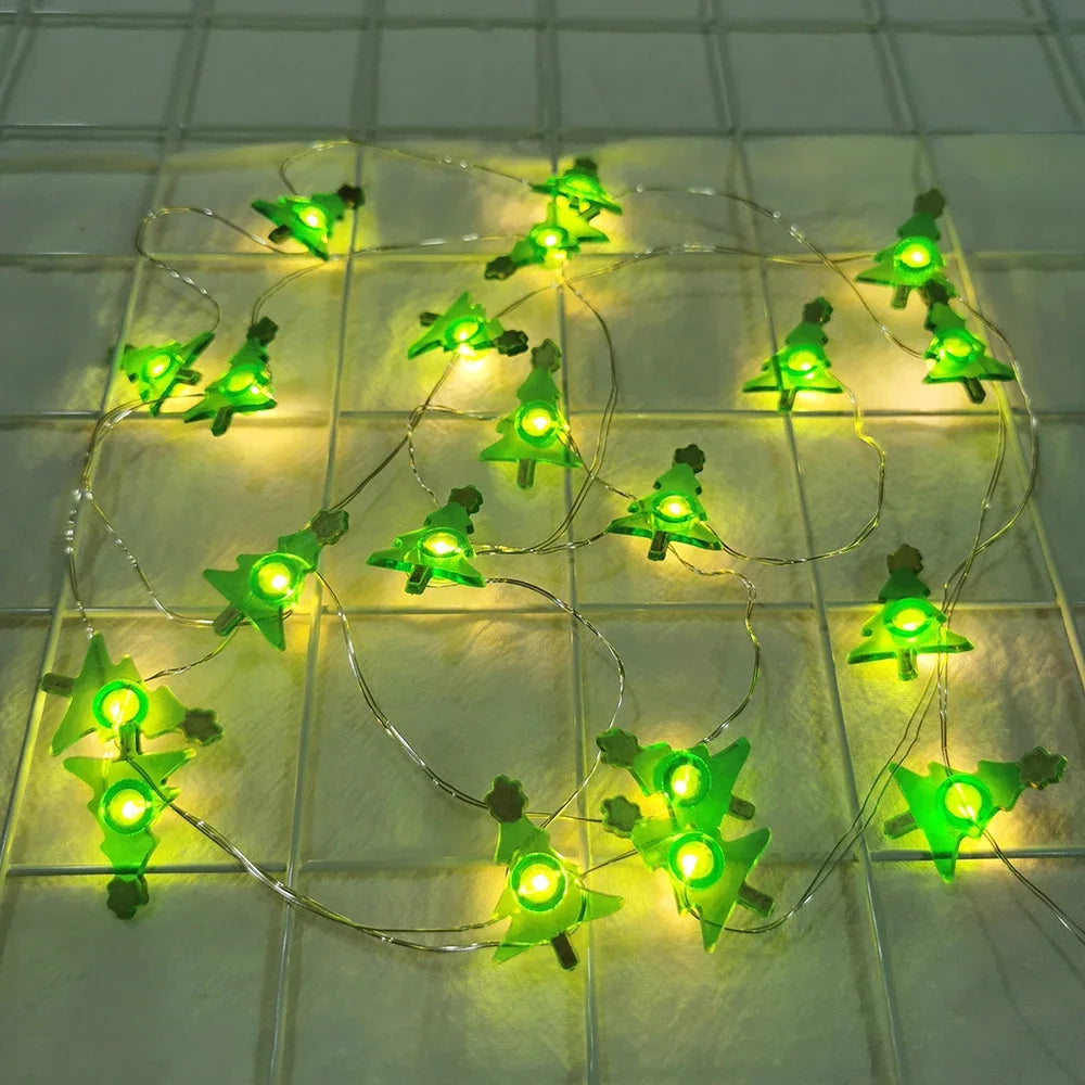 Santa Claus & Snowman LED String Lights™