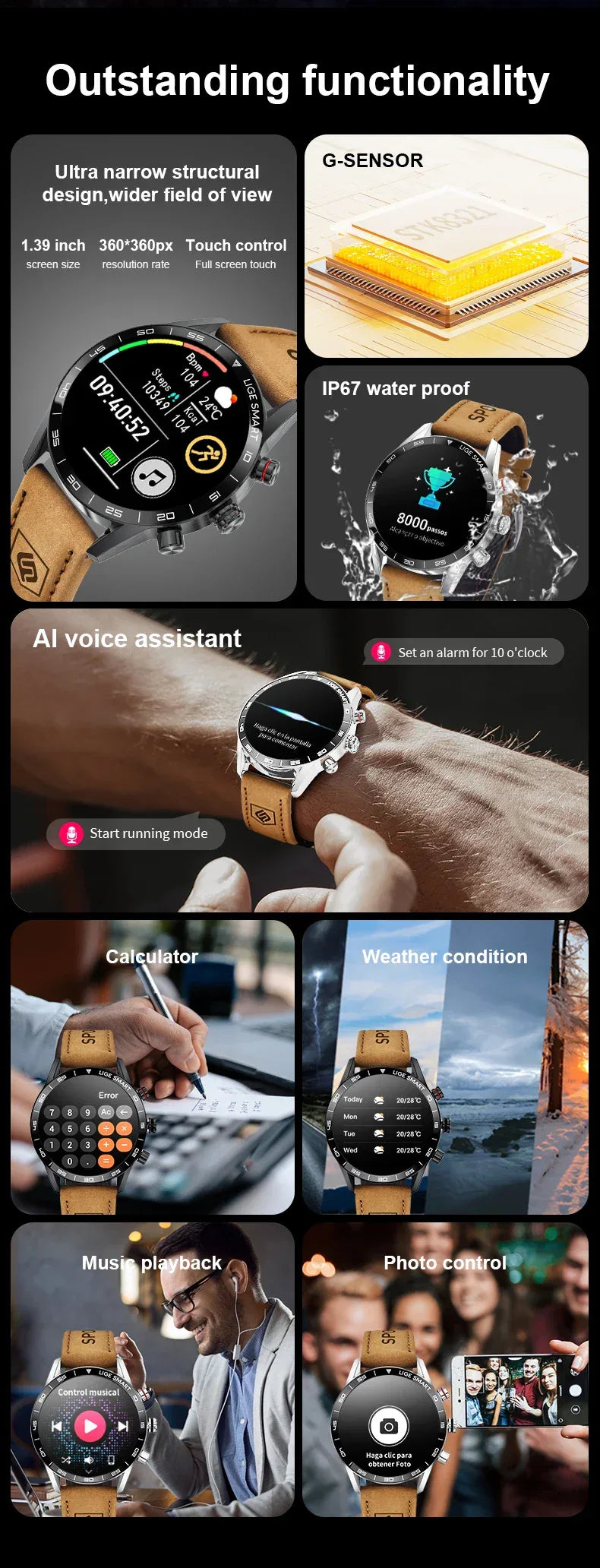 LIGE GPS Smart Watch™ - RS Store