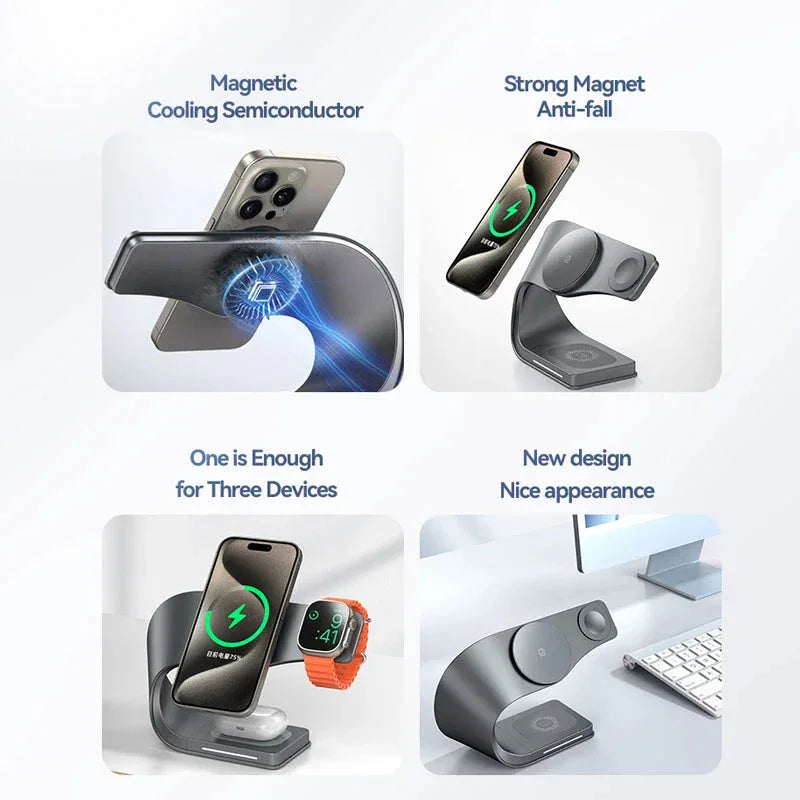 4 in 1 Wireless Charger Crownqu™ - RS Store