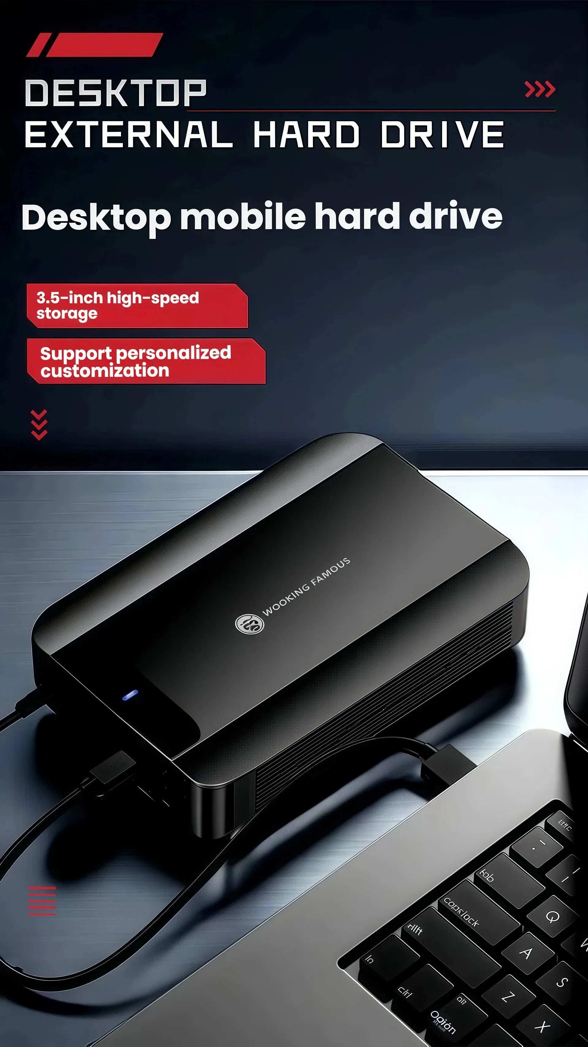 16TB 20TB External Hard Drive USB 3.0 Type-C HDD™ - RS Store