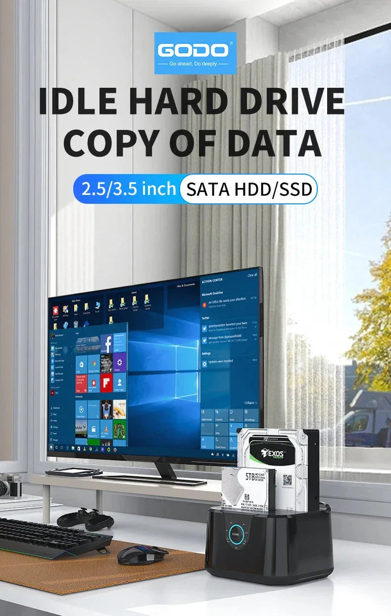 GODO Hard Drive Docking Station™ - RS Store