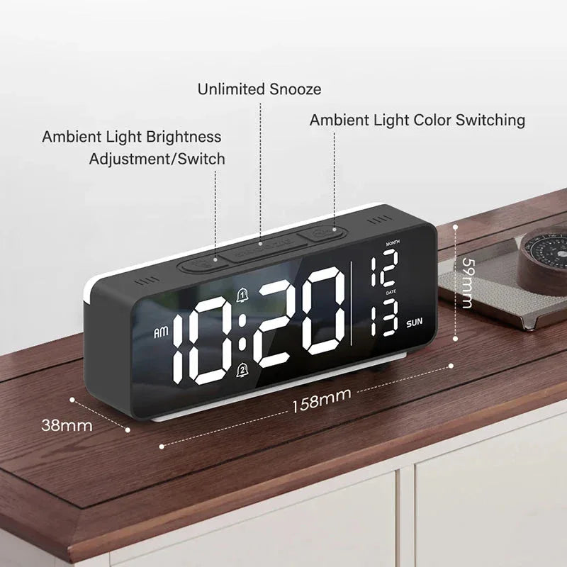 LED Digital Alarm Clock Niditon™ - RS Store
