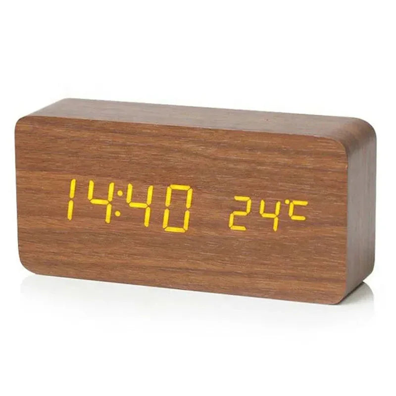 Wooden Digital Alarm Clock Niditon™ - RS Store