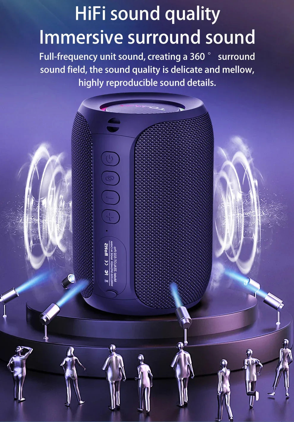 ZEALOT S32 pro Bluetooth Wireless Outdoor Portable Subwoofer Speaker™ - RS Store