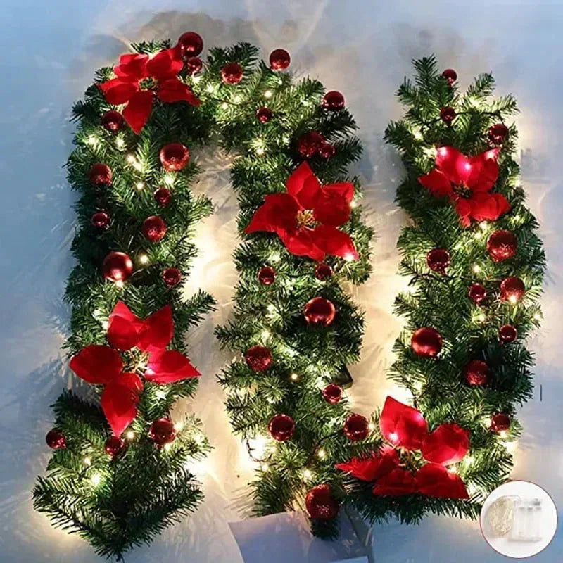 2.7M Christmas Garlands With Pinecones Red Berries™ - RS Store