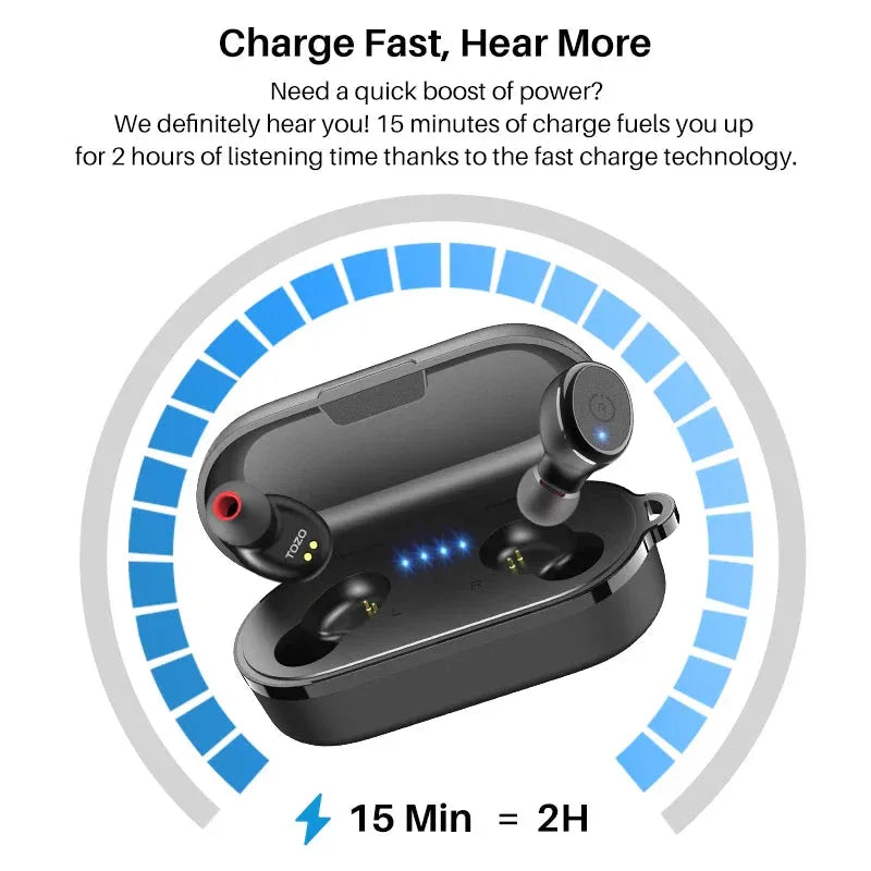 Refurbished TOZO TWS Earbuds AI Translate In Ear Bluetooth 5.3 ™ - RS Store