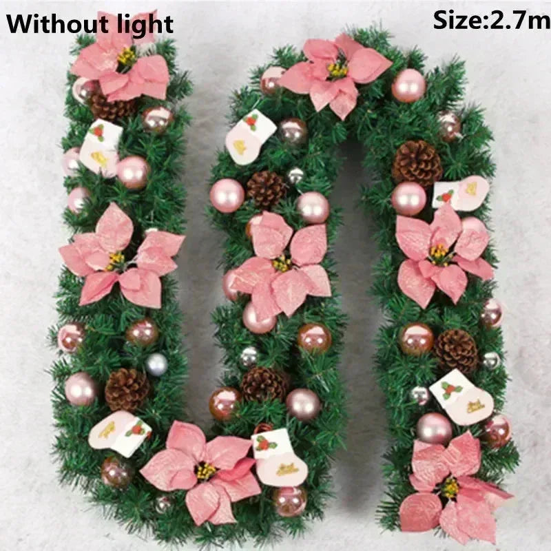 2.7M Christmas Garlands With Pinecones Red Berries™ - RS Store