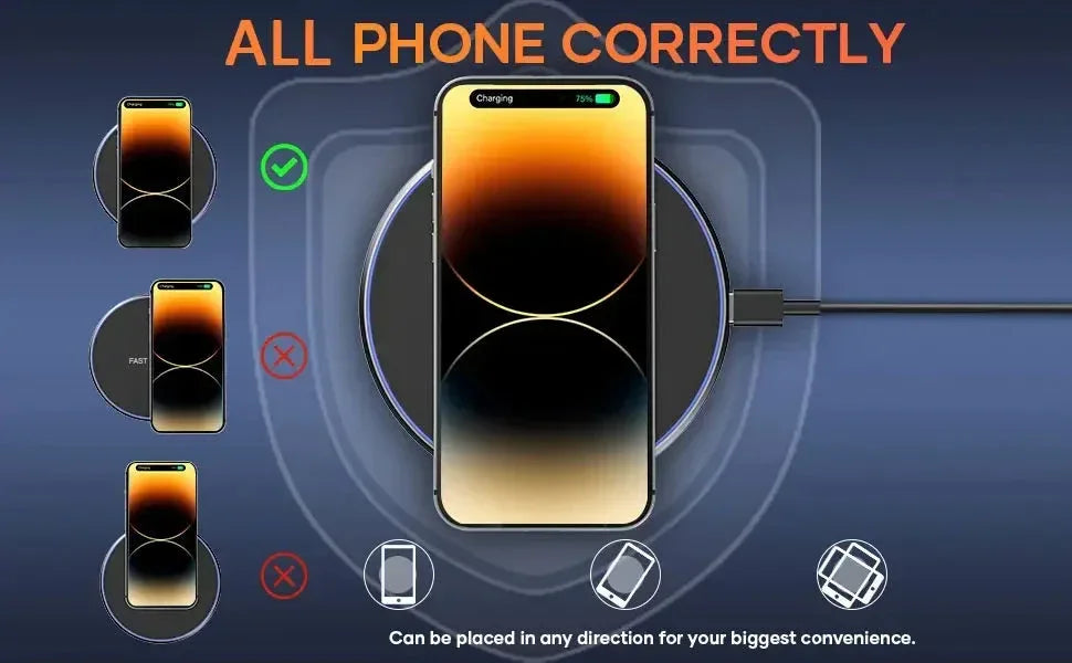 Mini LED Wireless Charger Pad™ - RS Store