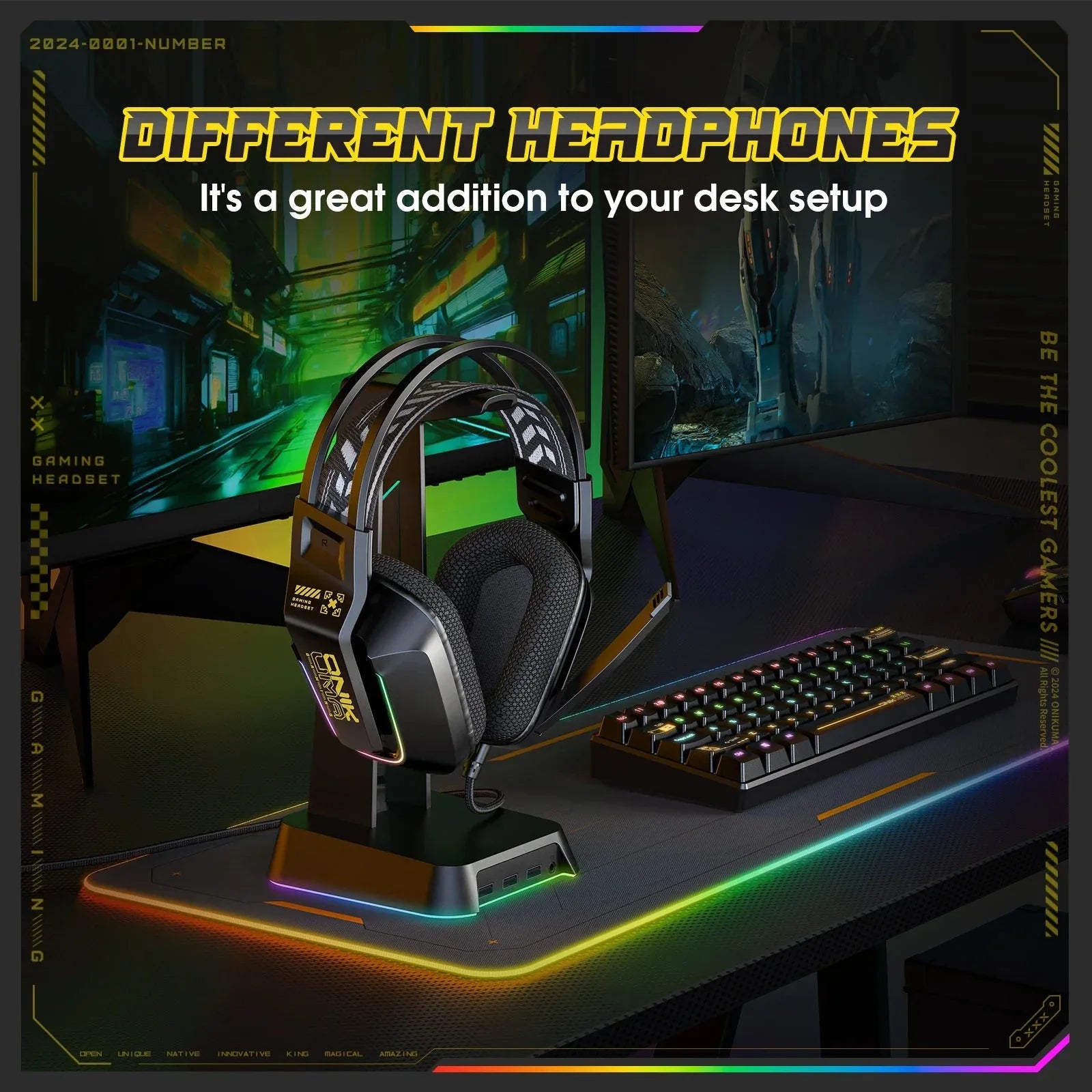 X13 Wired Gaming Headset Onikuma™ - RS Store