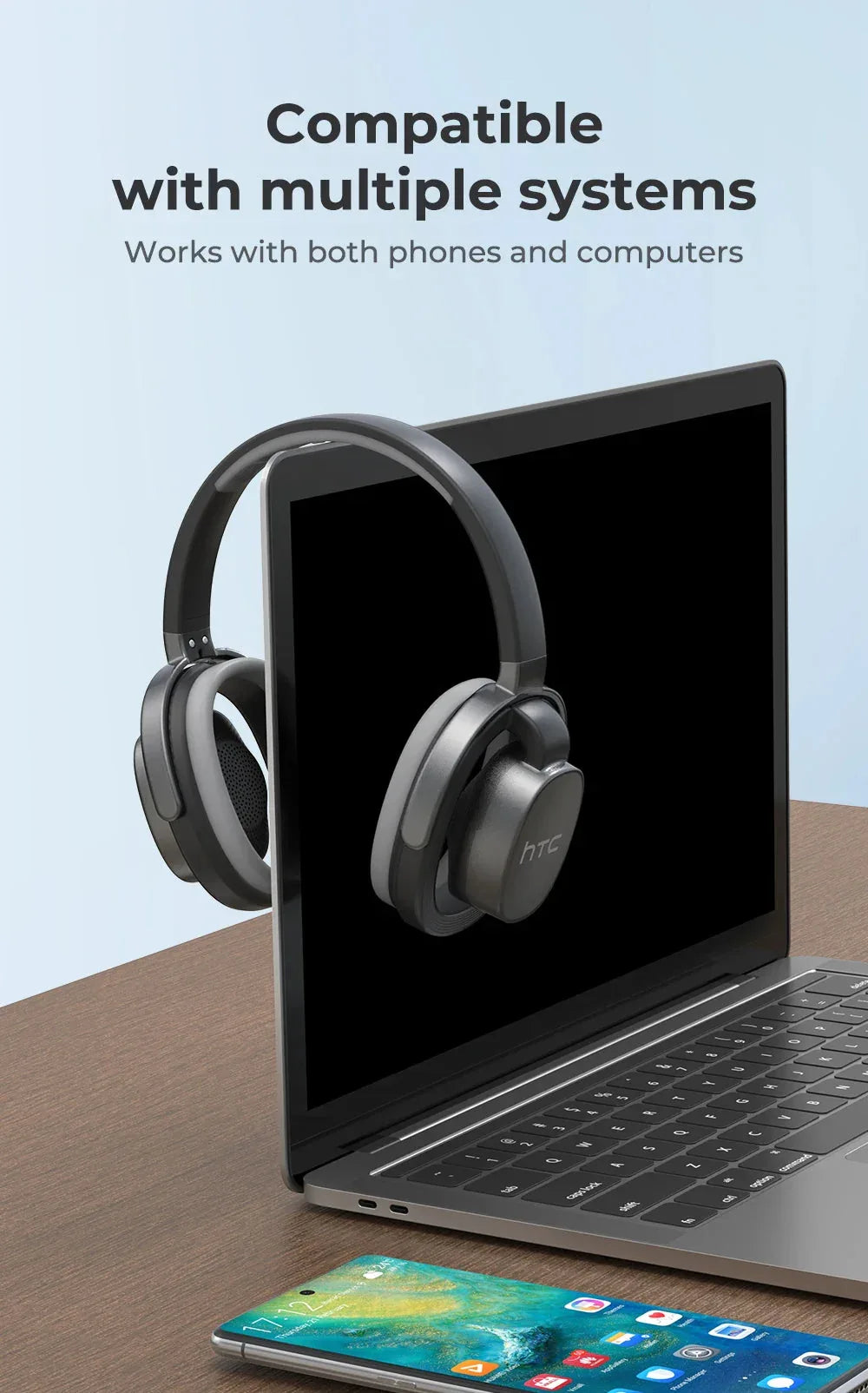 Over-ear Headphones 134 Languages Translation Earphones Htc™ - RS Store