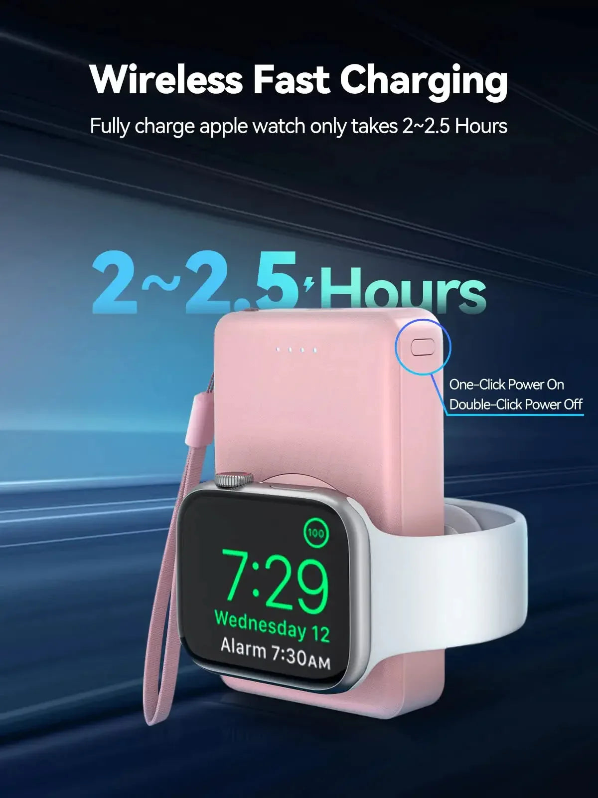 4000mAh Magnetic Portable Charger for Apple Watch™ - RS Store