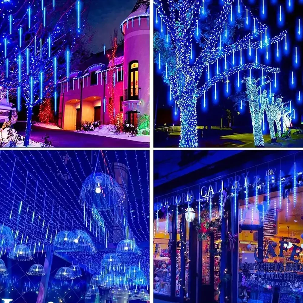 Christmas Lights Outdoor Solar Meteor Shower Lights™