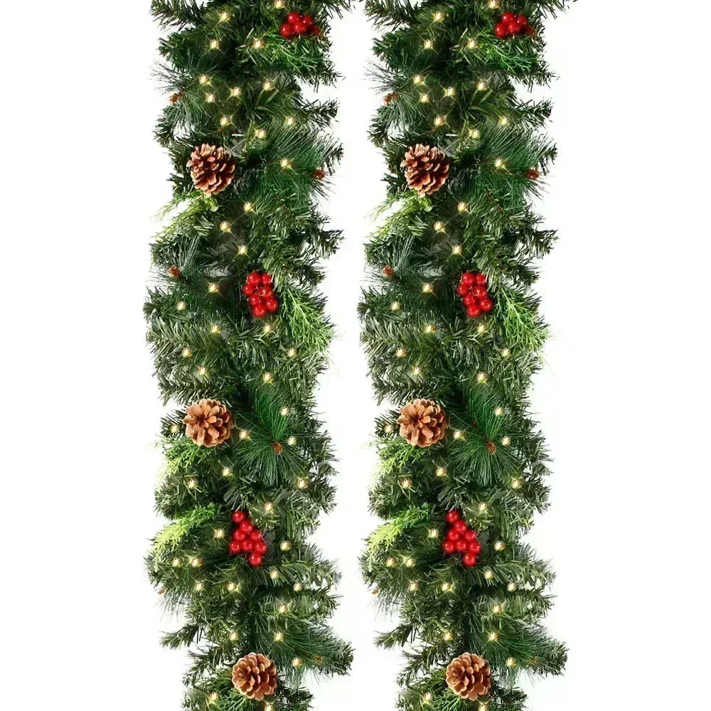 Christmas LED Rattan Garland Decorations™ - RS Store