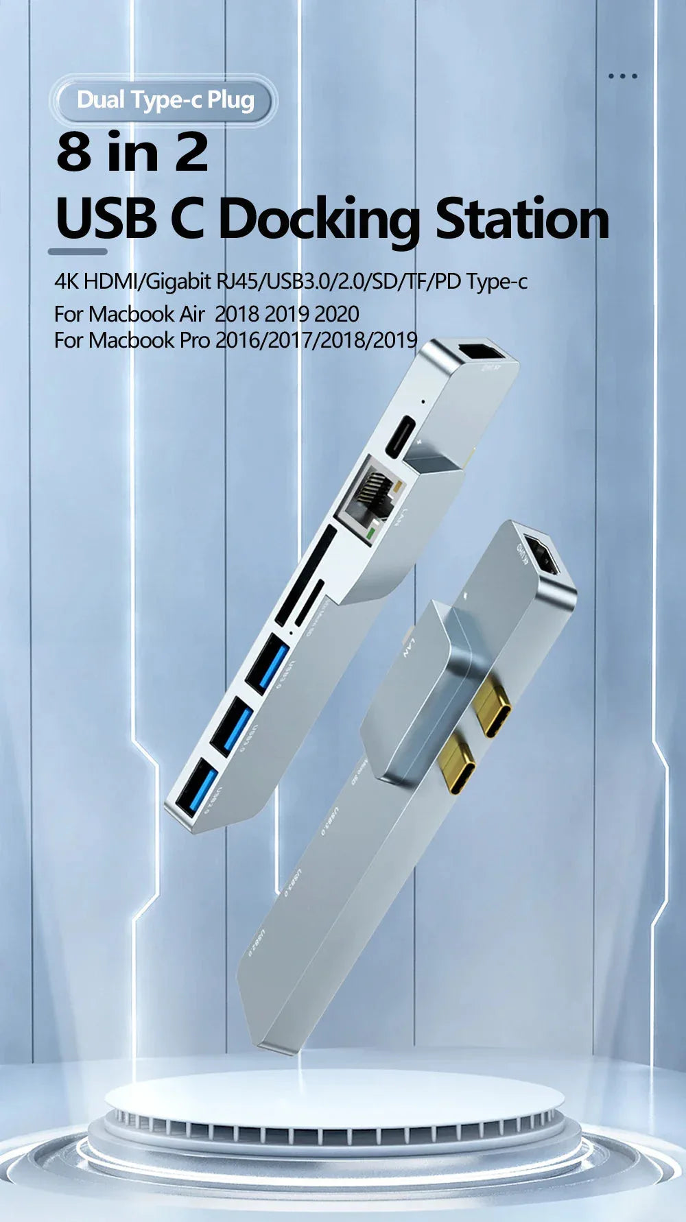 Tebe USB C Hub Dual Type-c to 4K HDMI-Adapter™ - RS Store