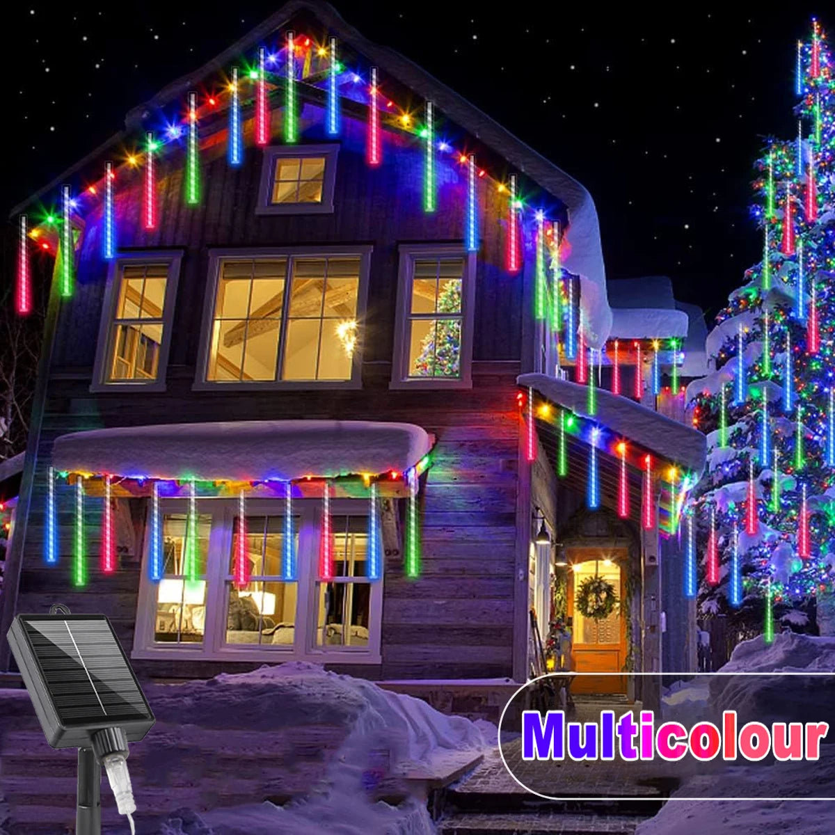 Christmas Lights Outdoor Solar Meteor Shower Lights™
