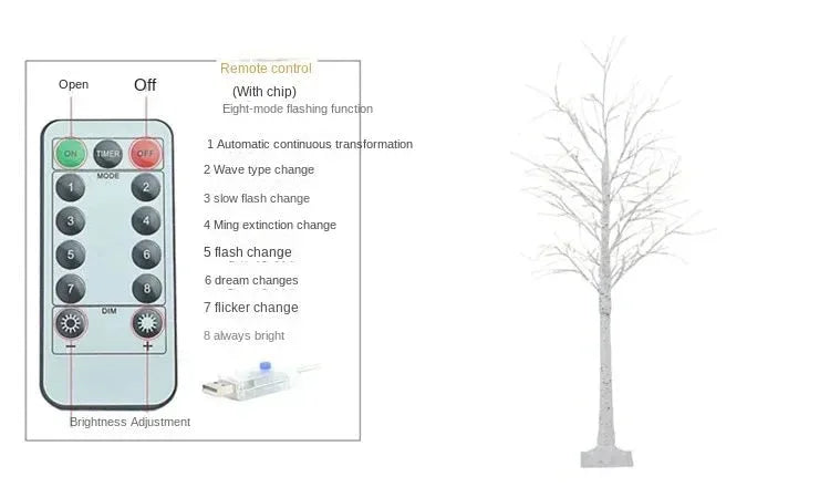 LED Birch Tree Bedroom Light™ - RS Store