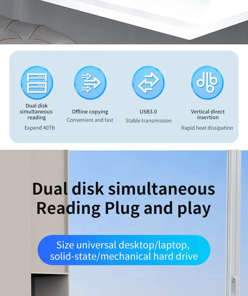 GODO Hard Drive Docking Station™ - RS Store