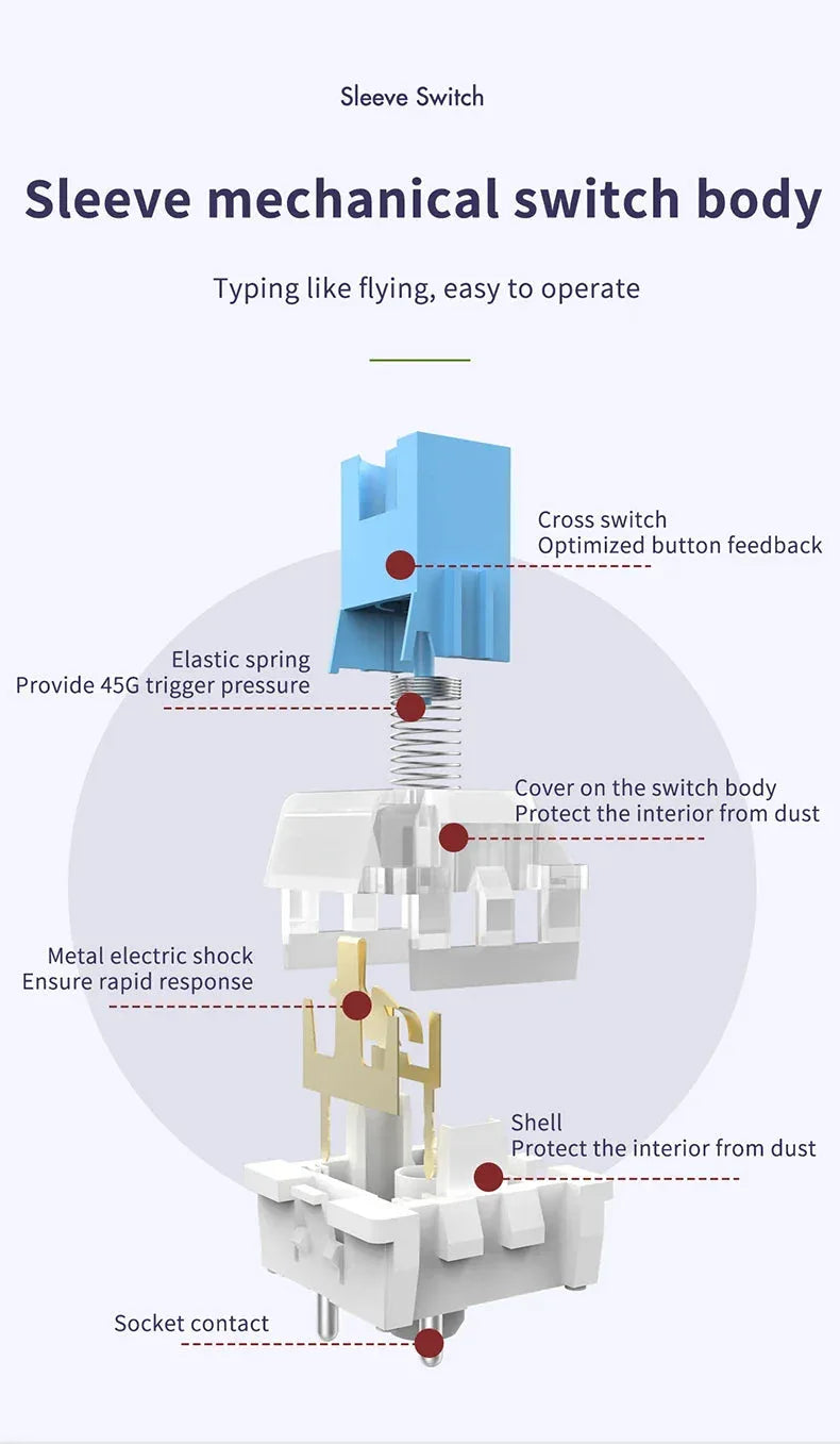 AK680 Gaming Mechanical Keyboard Ajazz™ - RS Store