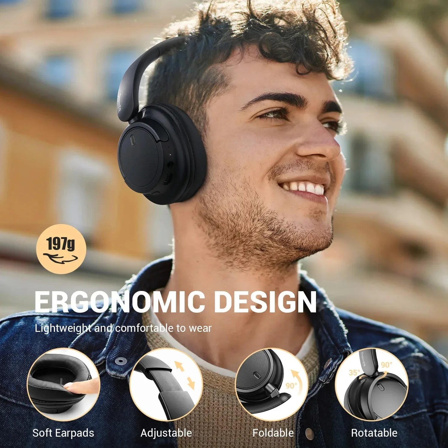 Wireless Bluetooth 5.3 Headphones Oneodio™ - RS Store