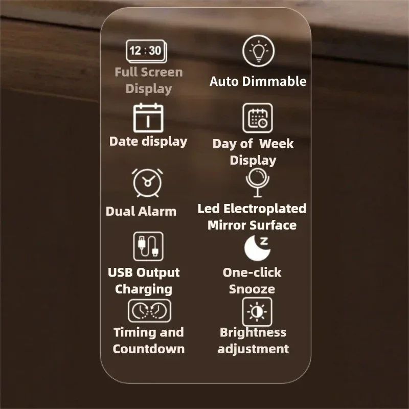 USB Powered Digital Alarm Clock Nienie™ - RS Store