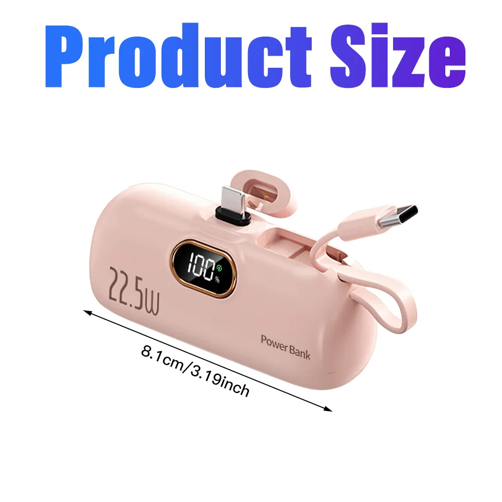 Mini Portable Power Bank 5000mAh™