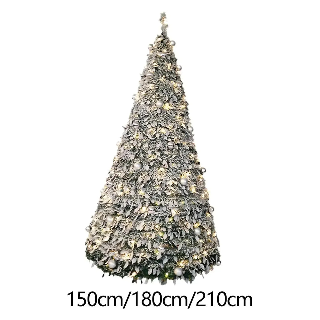 150/180/210CM Foldable Christmas Tree with Decorative Lights™ - RS Store