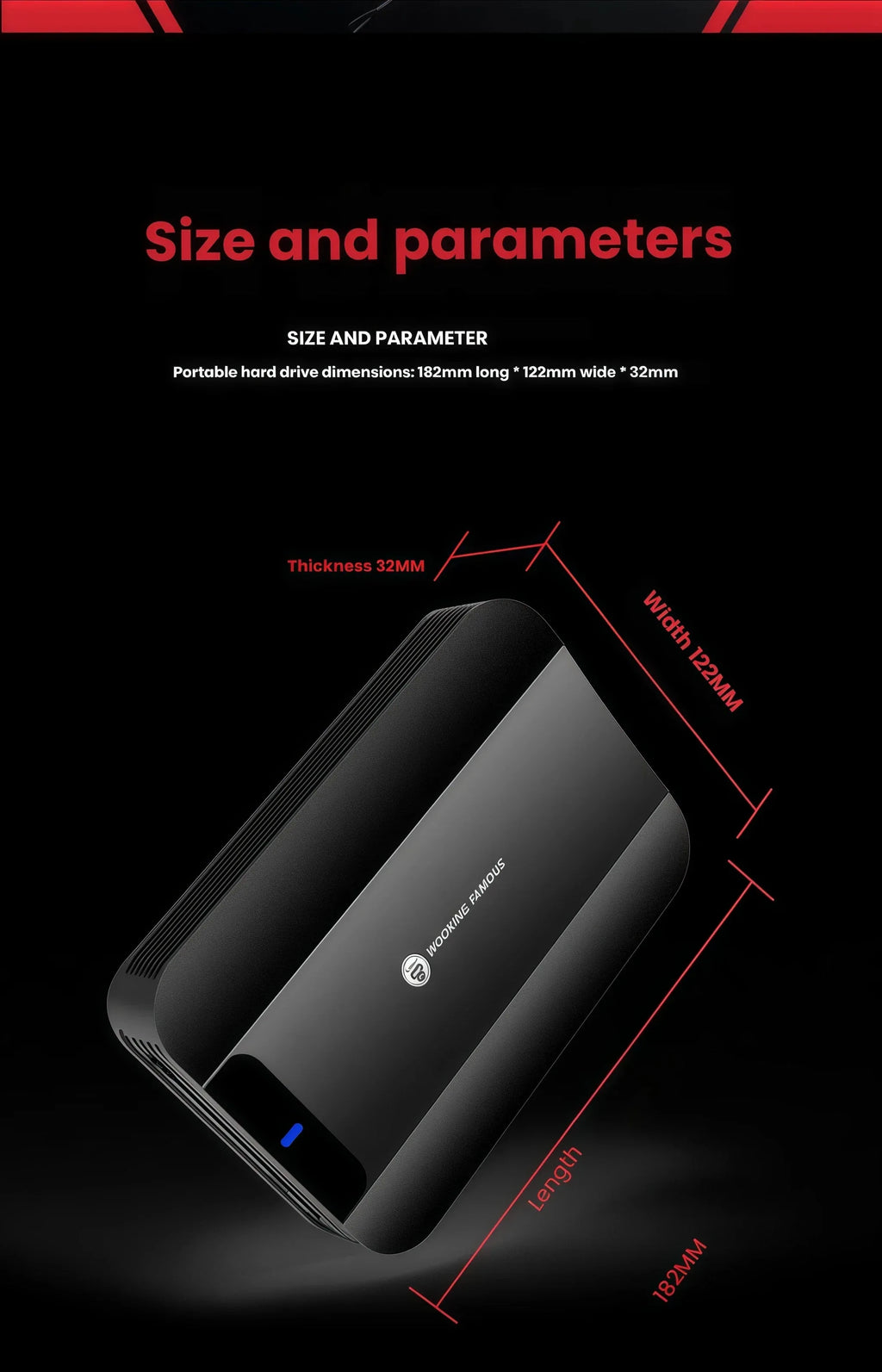 16TB 20TB External Hard Drive USB 3.0 Type-C HDD™ - RS Store