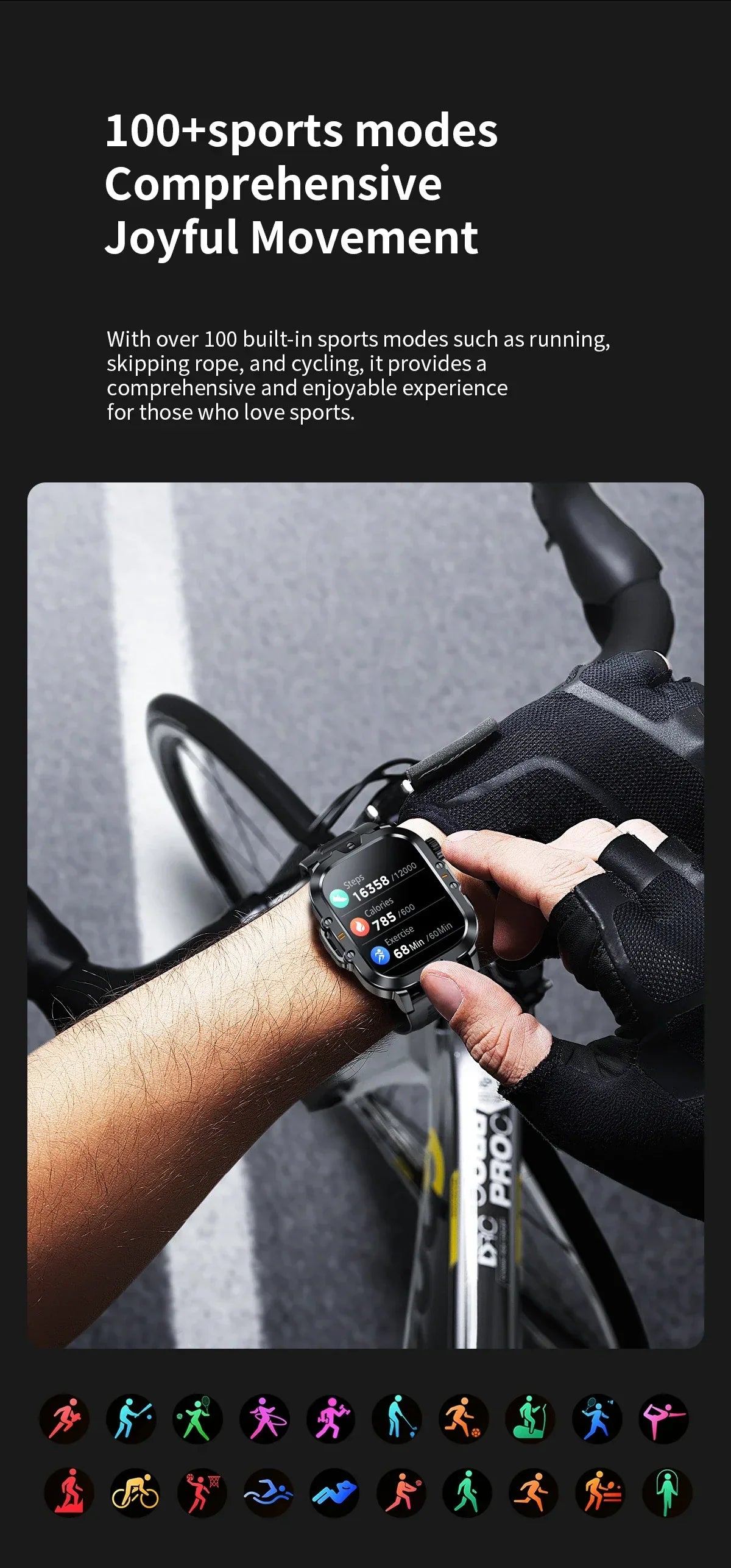 LIGE 2.01-inch HD Screen Men Smart Watch™ - RS Store