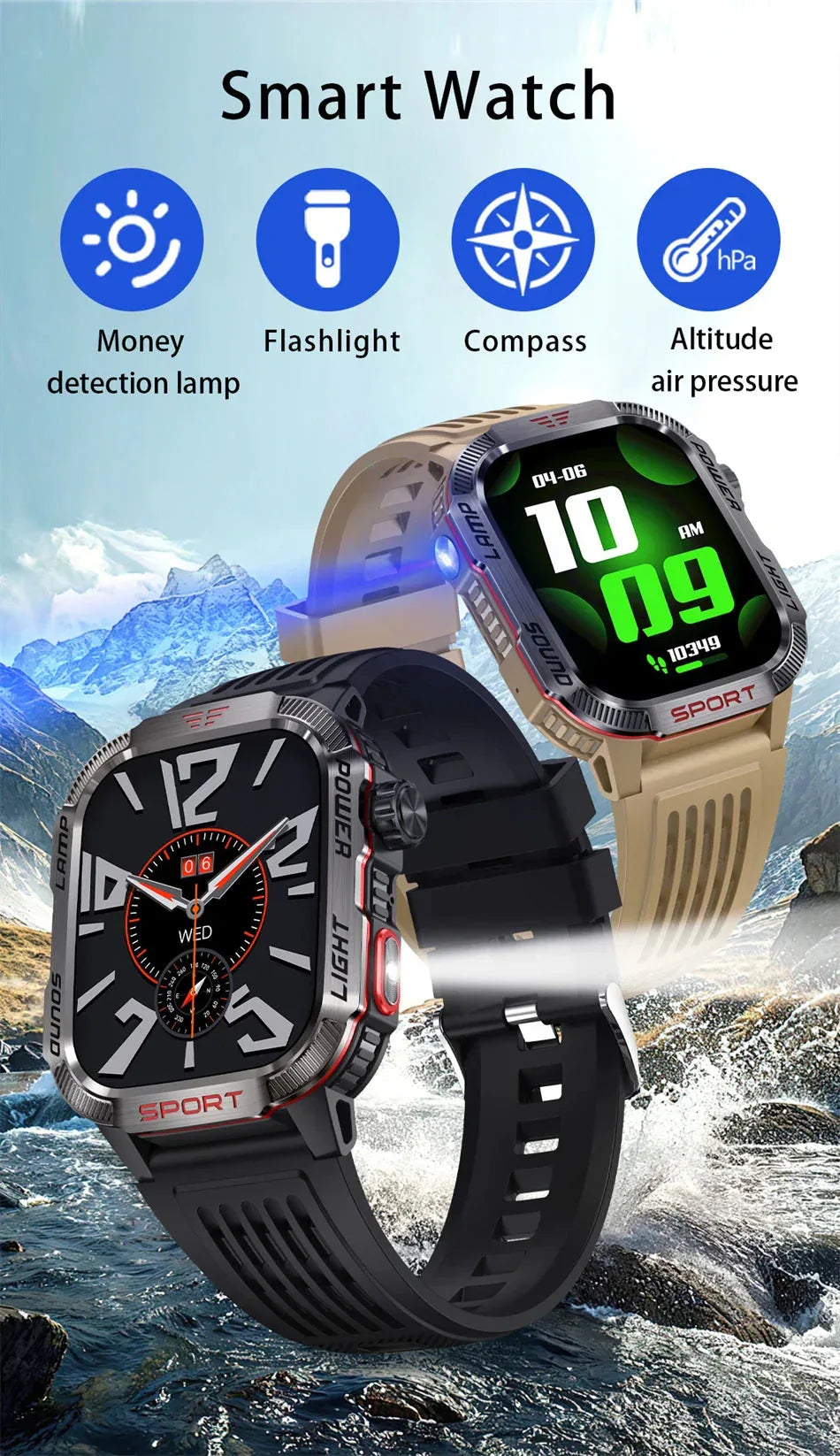 New Military GPS Smart Watch™ - RS Store