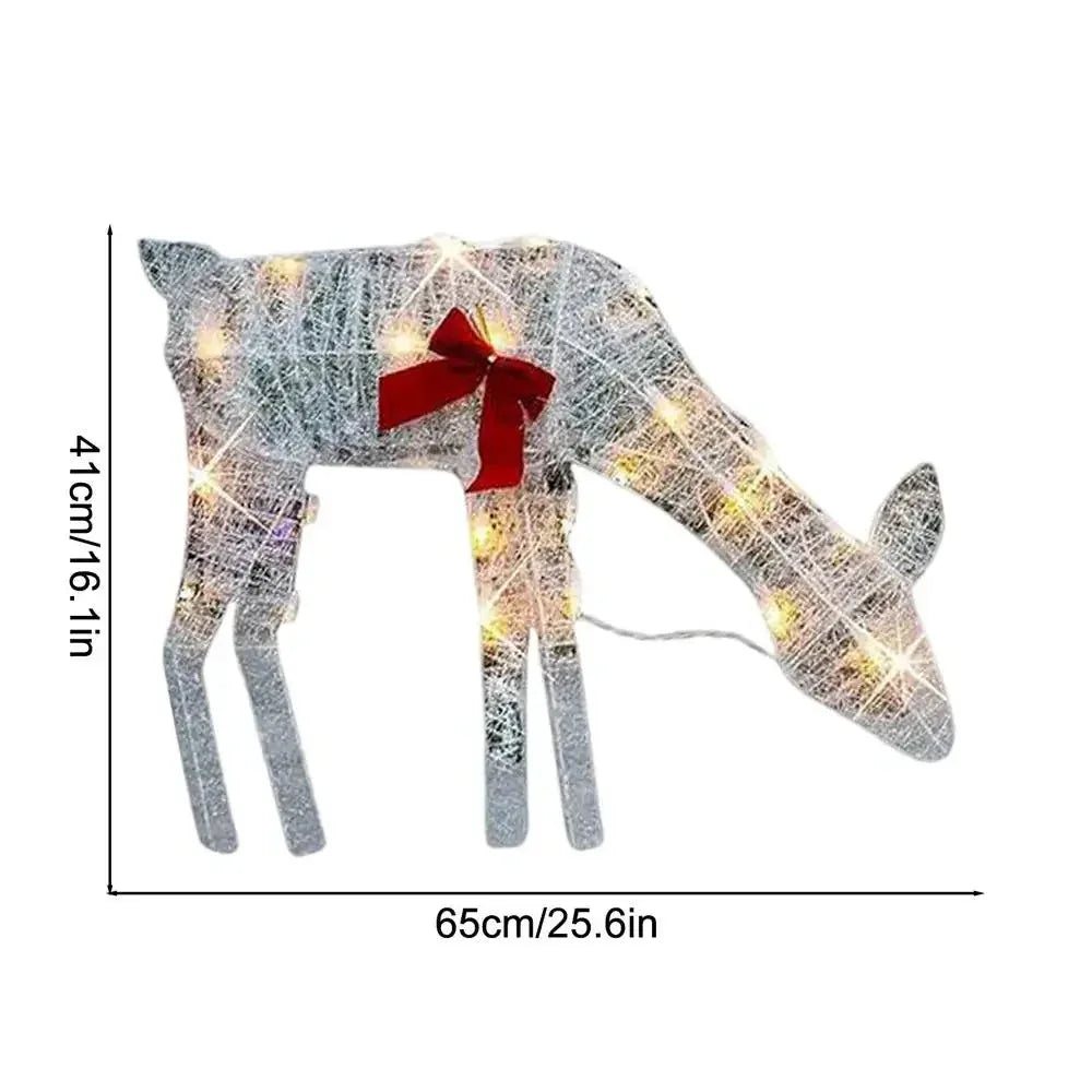 Lighted Christmas Deer Holiday™ - RS Store