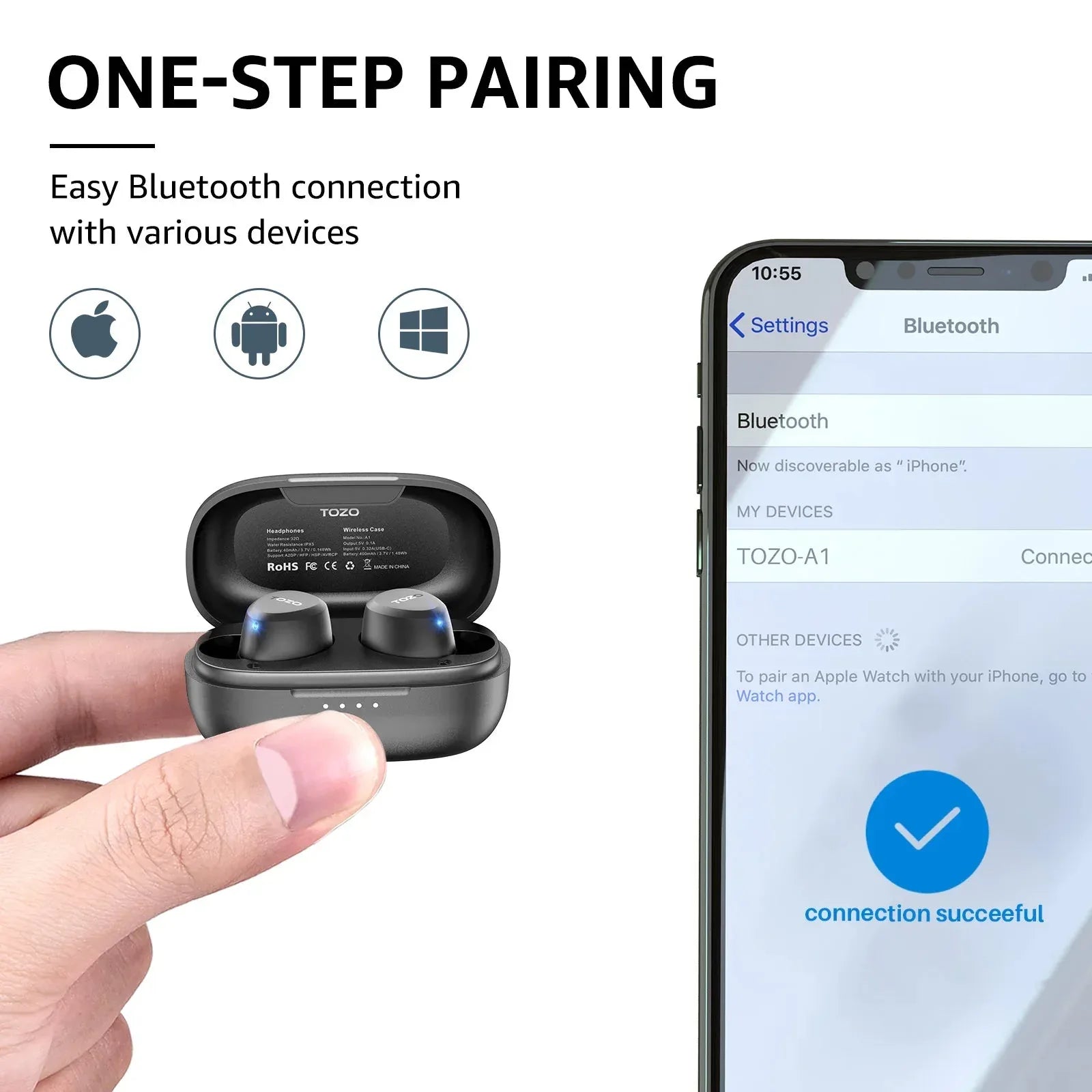 Refurbished TOZO Earbuds™ - RS Store