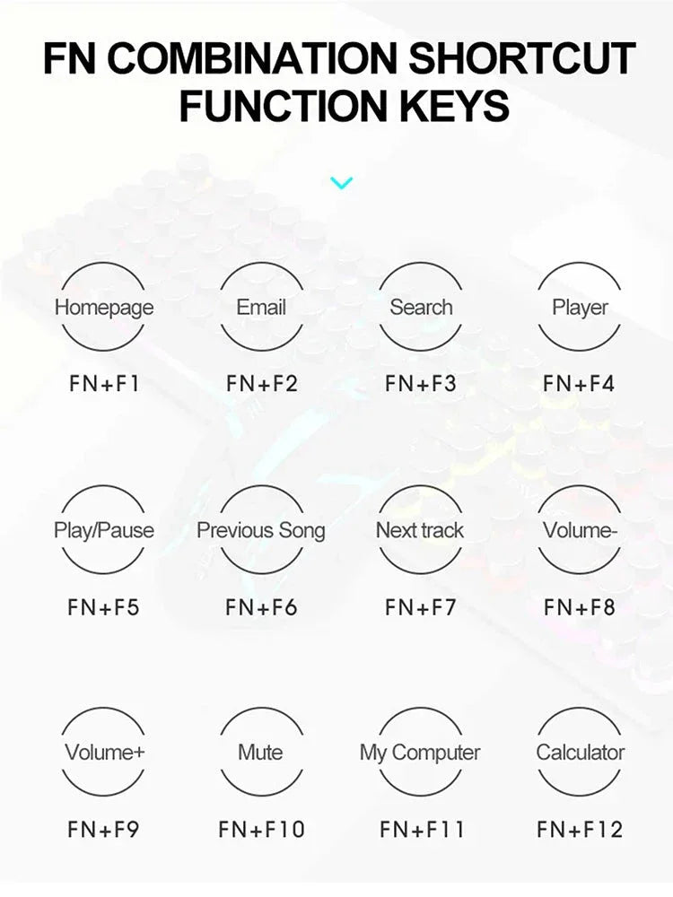 Mechanical Keyboard T-wolf™ - RS Store