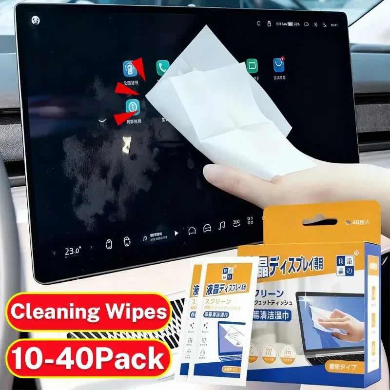 10-40PCS Disposable Portable LCD Screen Cleaning Wipes™ - RS Store