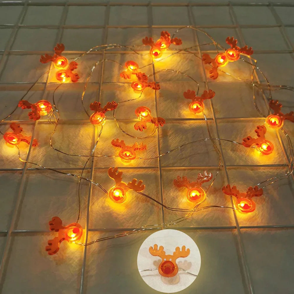 Santa Claus & Snowman LED String Lights™