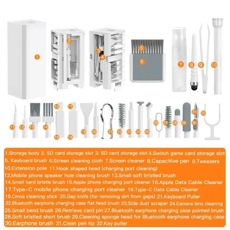 Hellodigi 32 in 1 Keyboard Cleaning Kit™ - RS Store