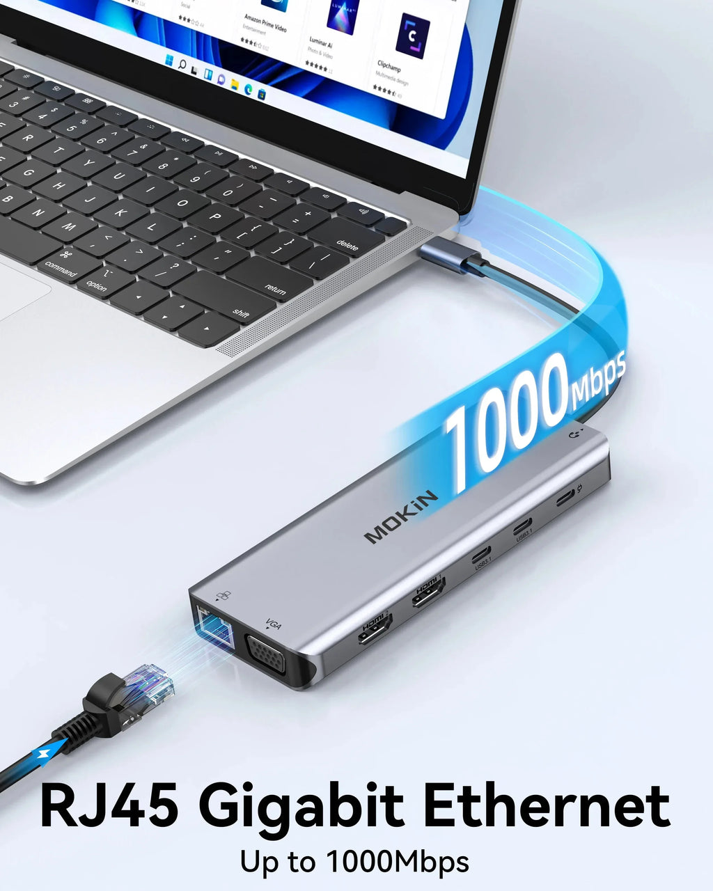 MOKiN USB C HUB 4K 60Hz™ - RS Store