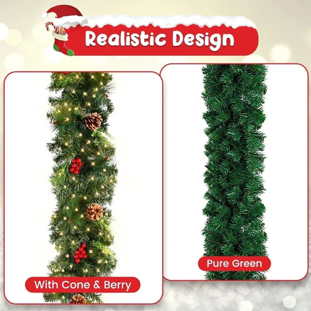 Christmas LED Rattan Garland Decorations™ - RS Store